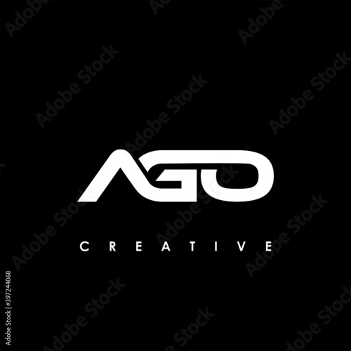 AGO Letter Initial Logo Design Template Vector Illustration	
