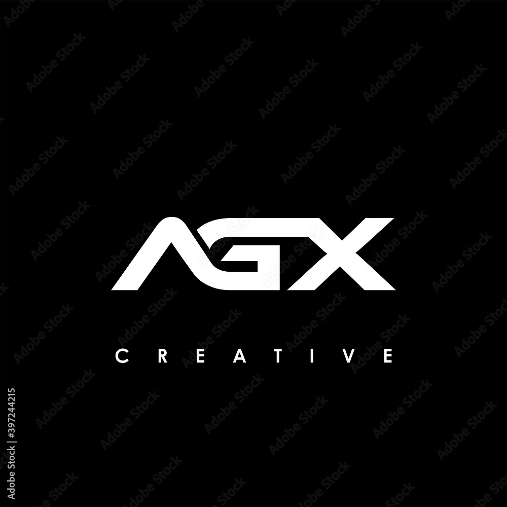 Fototapeta premium AGX Letter Initial Logo Design Template Vector Illustration 