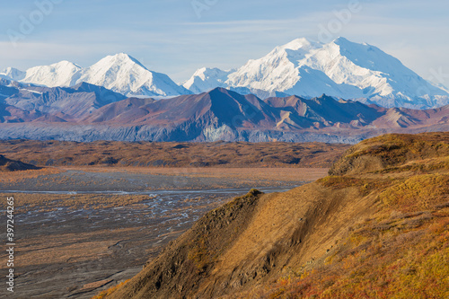 Denali National Park Alaska Scenic Autumn Landscape