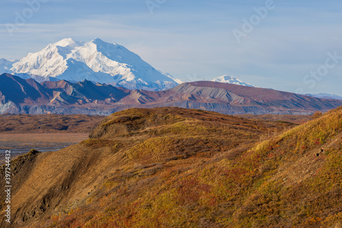 Denali National Park Alaska Scenic Autumn Landscape