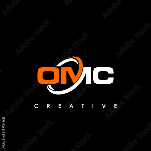 OMC Letter Initial Logo Design Template Vector Illustration 