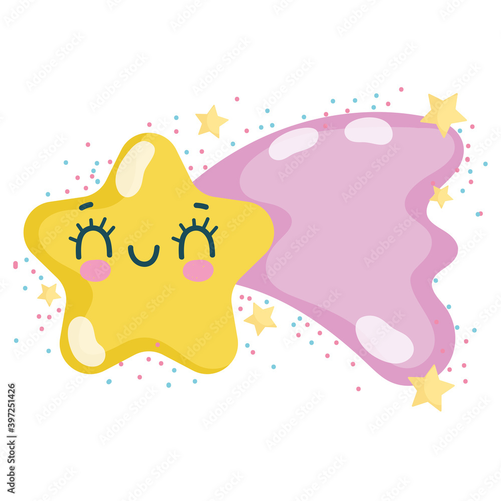 weather cute shooting star decoration cartoon weather cute shooting star decoration cartoon
