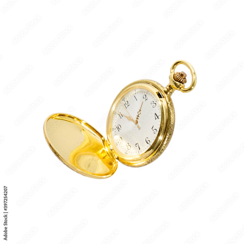 Pocket watch isolated on a white background Pocket watch isolated on a white background