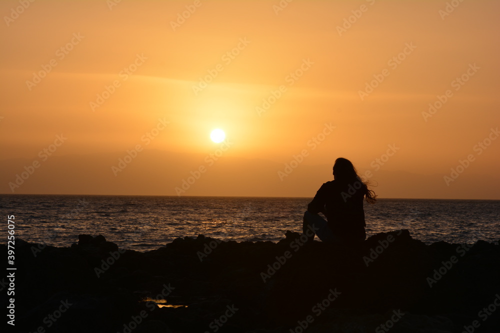 Puesta de sol en Tenerife