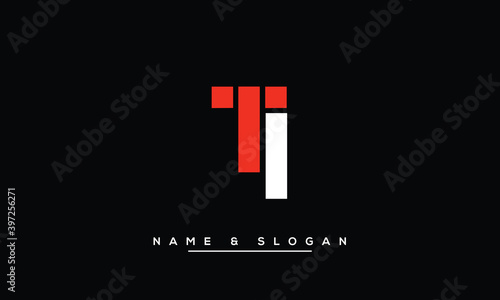 TI, IT, T, I  Abstract Letters Logo Monogram