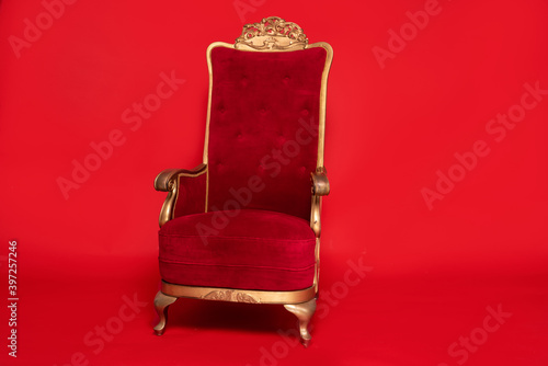 Tableau sur toile Luxurious Santa Claus throne