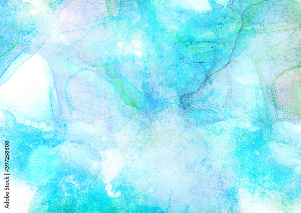 Watercolor fantastic and grungy background Watercolor fantastic and grungy background