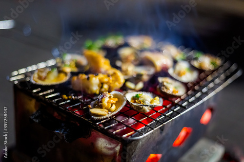 Vietnamese grilled seafood in Tuy Hoa