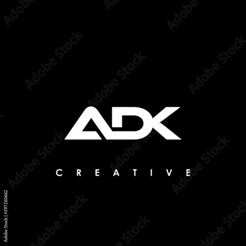 ADK Letter Initial Logo Design Template Vector Illustration	
