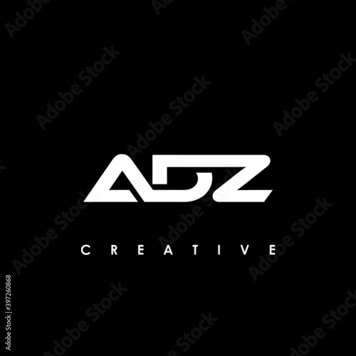 ADZ Letter Initial Logo Design Template Vector Illustration	
 photo
