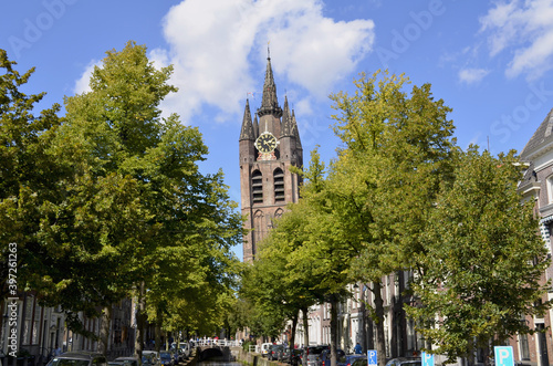 Leaning Tower of Oude Church Delft