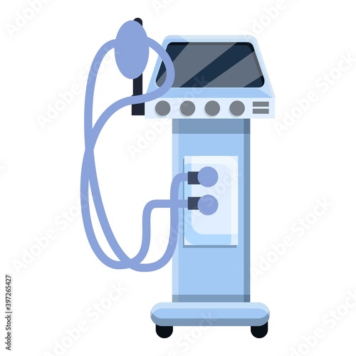 Ventilator medical machine icon. Cartoon of ventilator medical machine vector icon for web design isolated on white background