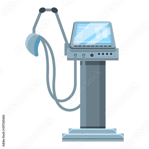 Examination ventilator medical machine icon. Cartoon of examination ventilator medical machine vector icon for web design isolated on white background