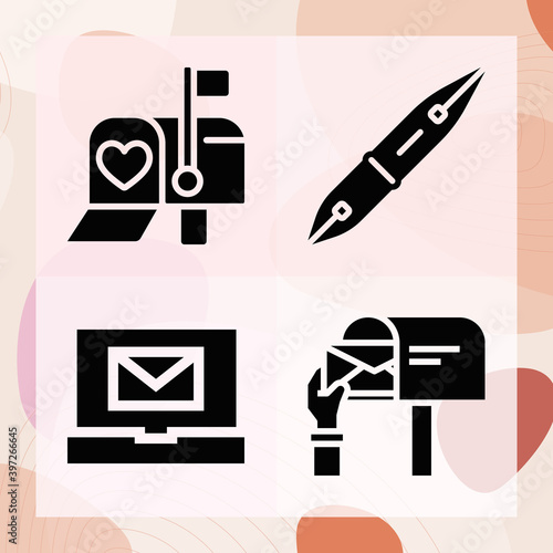 Simple set of colony related filled icons