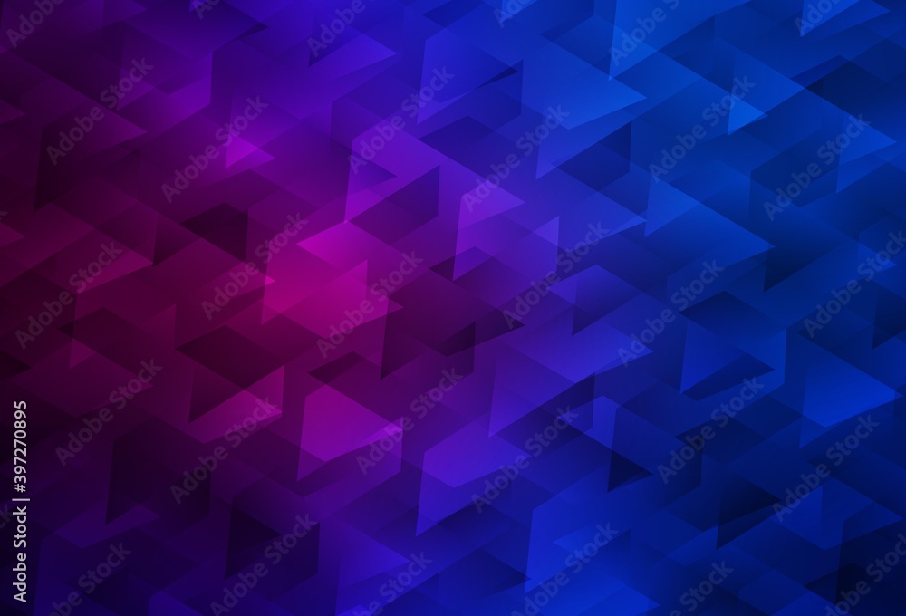 Dark Pink, Blue vector pattern in square style. Dark Pink, Blue vector pattern in square style.