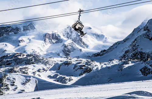skiing in the Alps winter ski season