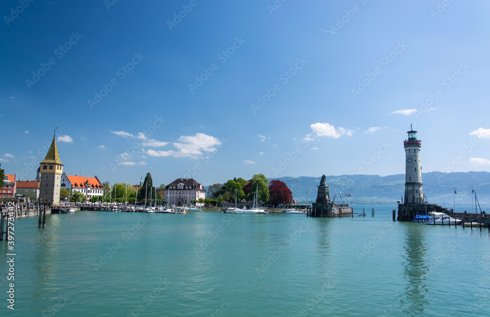 Hafen von Lindau, Bayern, Deutschland Hafen von Lindau, Bayern, Deutschland