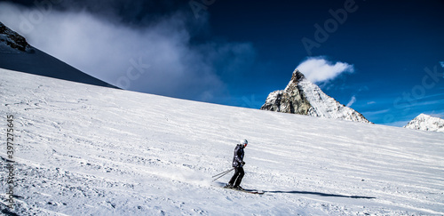 skiing in the Swiss Alps, Matterhorn Glacier paradise © Melinda Nagy