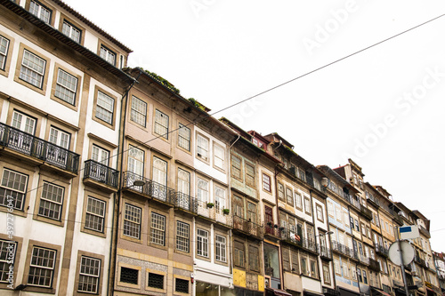 Old buildings and classical architecture of Porto, narrow streets and colorful buildings of Porto, Portugal  © Katarzyna