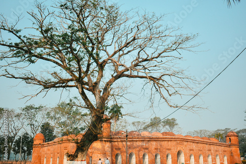 The Sixty Dome Mosque is a mosque in Bangladesh. It is part of the Mosque City of Bagerhat, a UNESCO World Heritage Site. photo