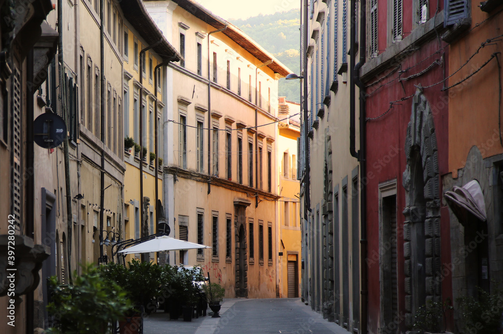 Alley of the city of Citta di Castello in Umbria