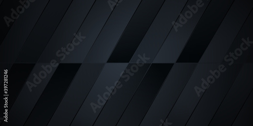 Black business corporate abstract background with paper style and arrow shape pattern