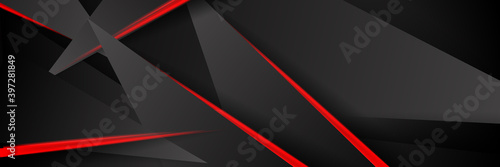 Black red background