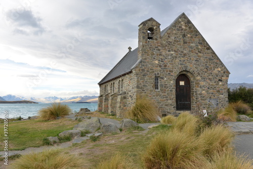 Church of the good shepherd at Lake Tekapo in New Zealand