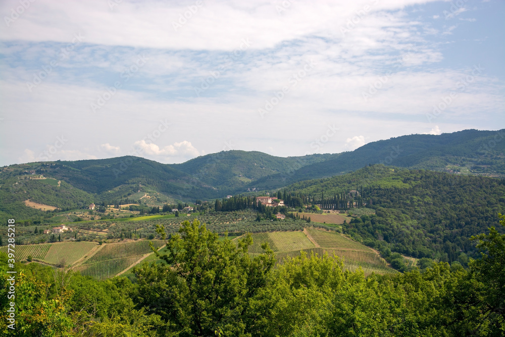 Landschaft der Toskana, Italien