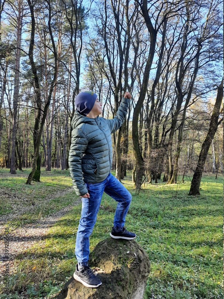 child in the woods child in the woods