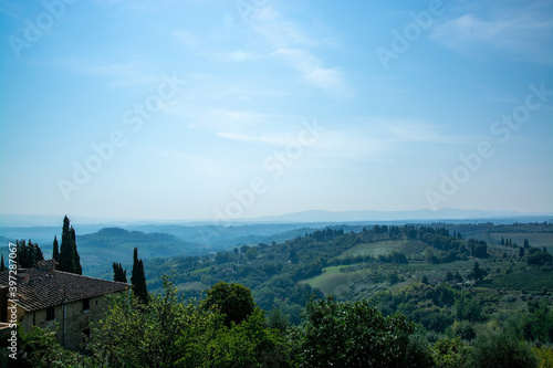 Landschaft der Toskana  Italien