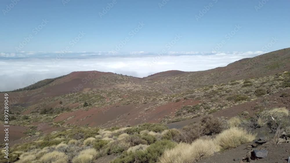Pico del Teide, Mountain landscape above the clouds in Tenerife, Canary Islands Pico del Teide, Mountain landscape above the clouds in Tenerife, Canary Islands
