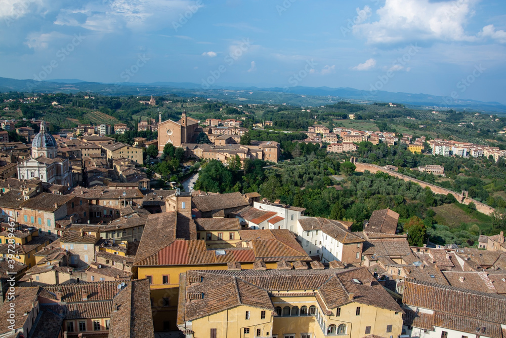 Luftaufnahme Siena, Toskana, Italien