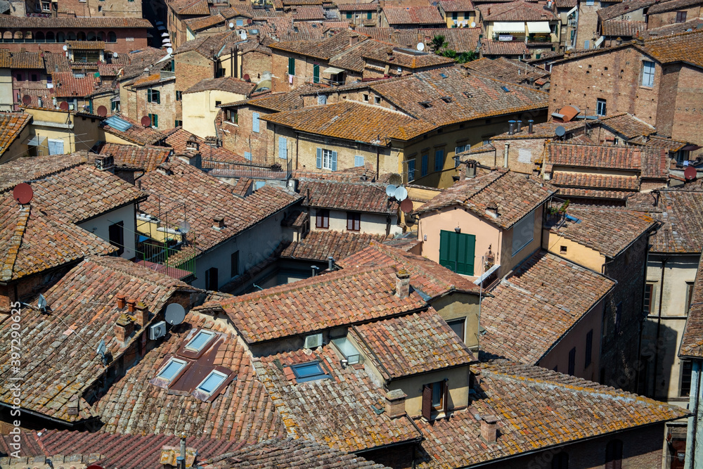 Luftaufnahme Siena, Toskana, Italien