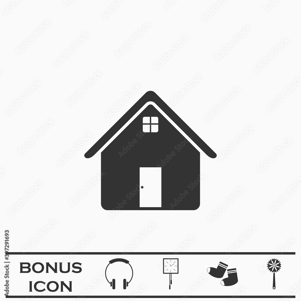 Home icon flat Home icon flat