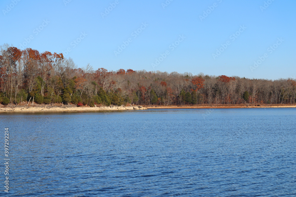 Day on a Tennessee Lake in the Fall Day on a Tennessee Lake in the Fall