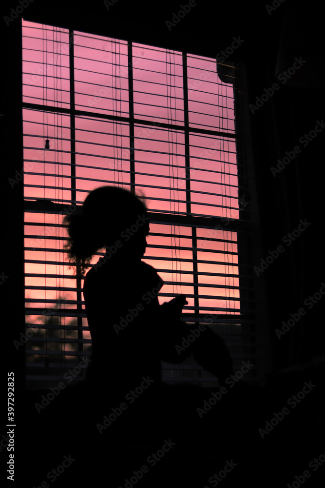 Silhouette of a Girl Silhouette of a Girl