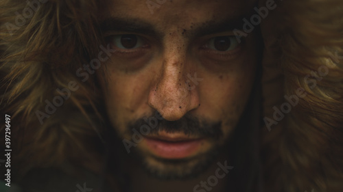 Portrait of a dirty man  © Alex Sobrino