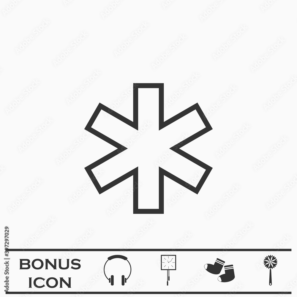 Medical icon flat Medical icon flat