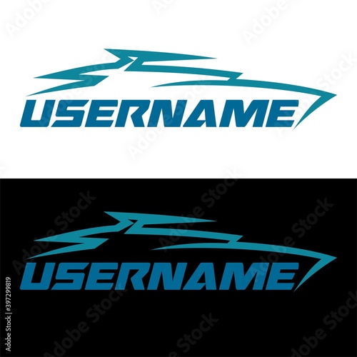 Luxury yachts logo design vector