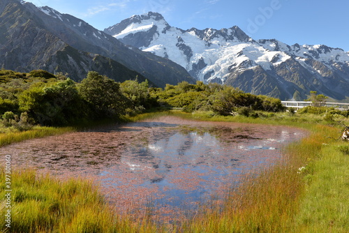 Red Tarns in Mount Cook National Park © Jerzy