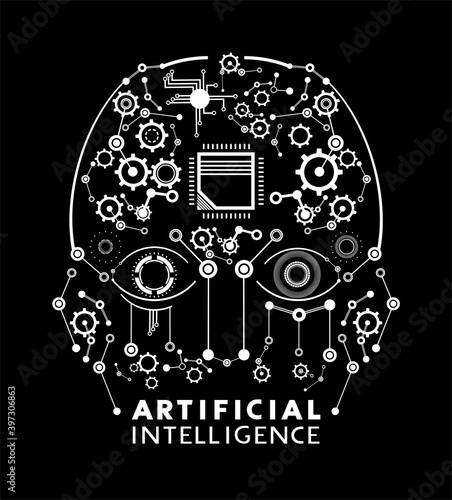 Artificial intelligence symbol