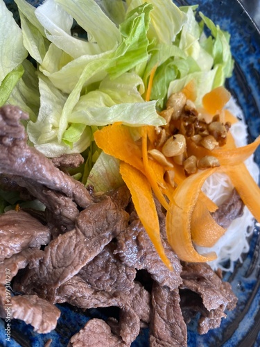 salad with mushrooms