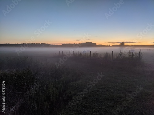 sunrise in the fog © Simonas