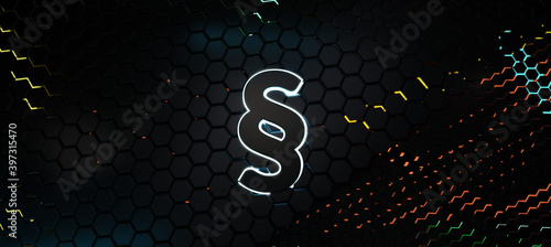 paragraph light design on d...