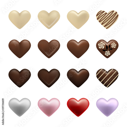 heart shaped chocolates
