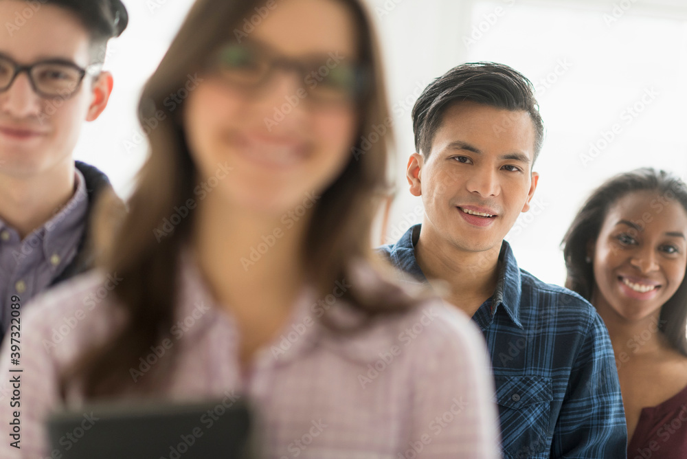 Smiling businessman in office Smiling businessman in office