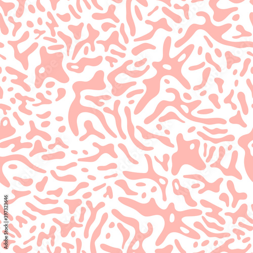 Spotted pattern vector. Abstract animal skin pattern for fashion banner and trendy decoration, fabric, and textile design. Liquid blotch texture, splotch backdrop, zebra spot background. Beauty salon.