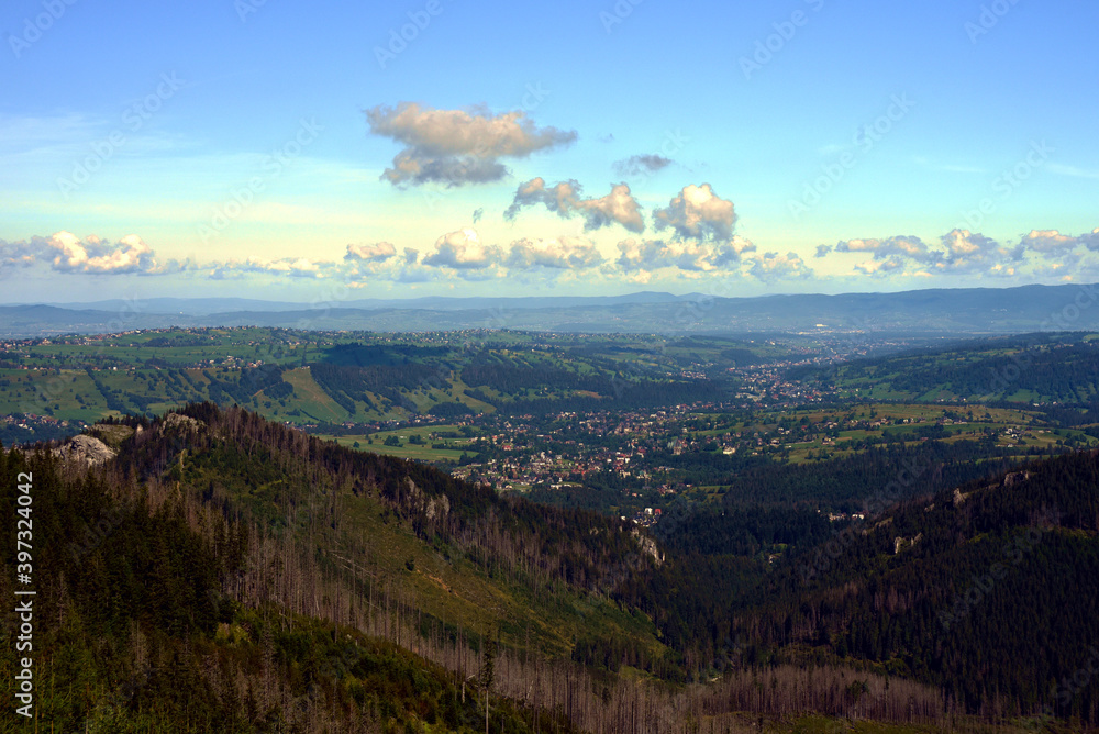 Sky over the mountains