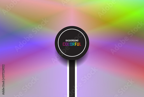 Abstract blurry gradient mesh background in bright rainbow colors.